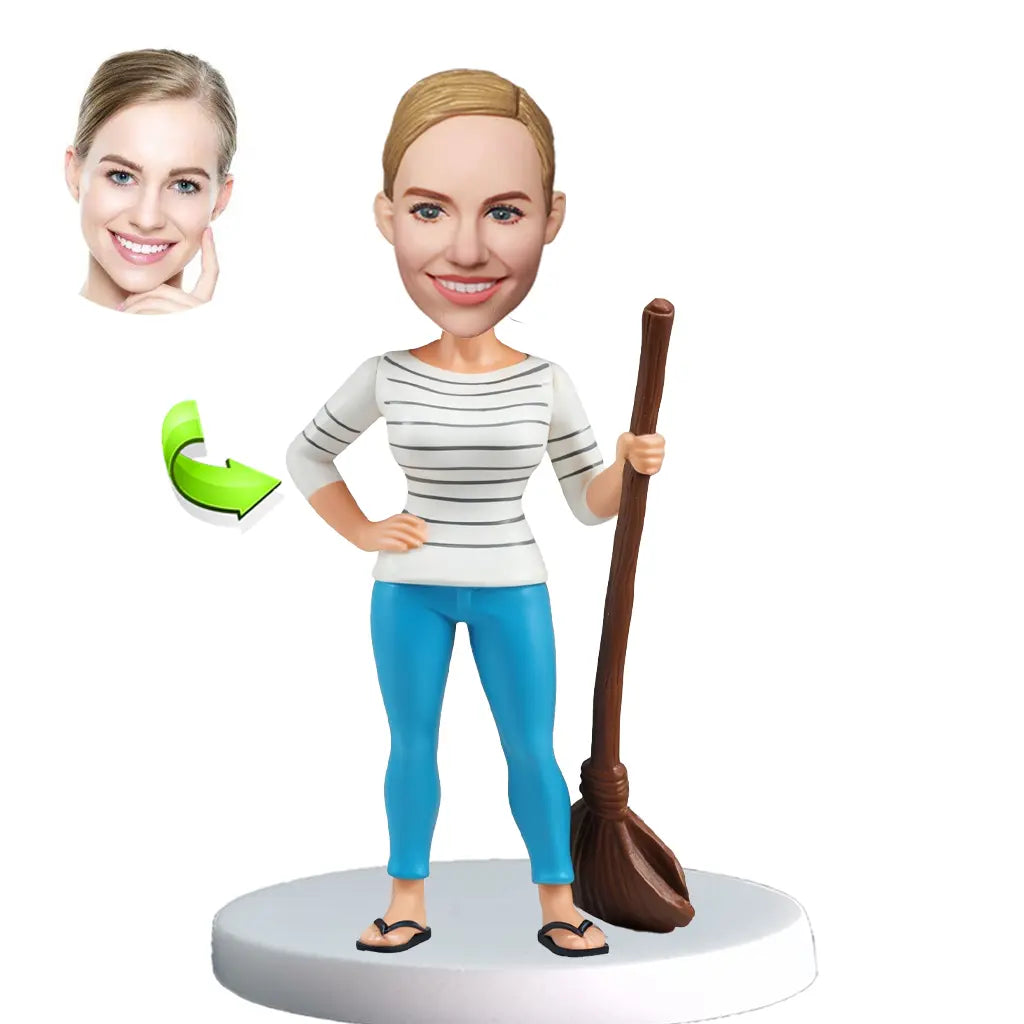 Funny custom bobblehead of funny 49, a playful and humorous personalized figurine