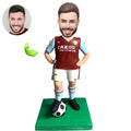 Custom sports bobblehead of sports 42 in action pose, ideal for athletes and sports fans’ gifts