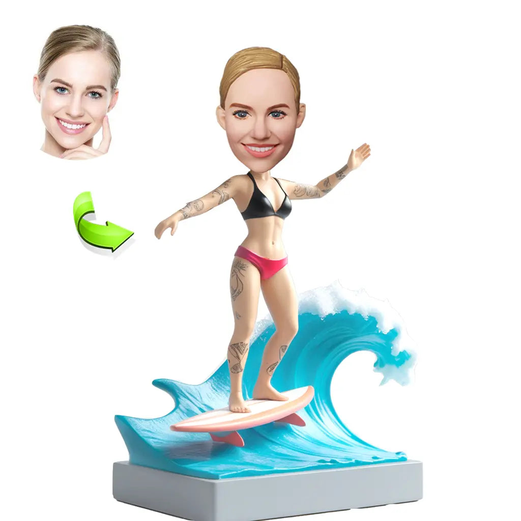 Custom sports bobblehead of sports 104 in action pose, ideal for athletes and sports fans’ gifts