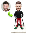 Custom sports bobblehead of sports 7 in action pose, ideal for athletes and sports fans’ gifts