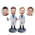Personalized custom bobblehead of doctor 8 in doctor’s outfit, perfect for medical professionals and unique gifts