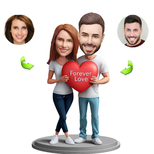 Couples custom bobblehead of couples 27, a charming keepsake for romantic occasions