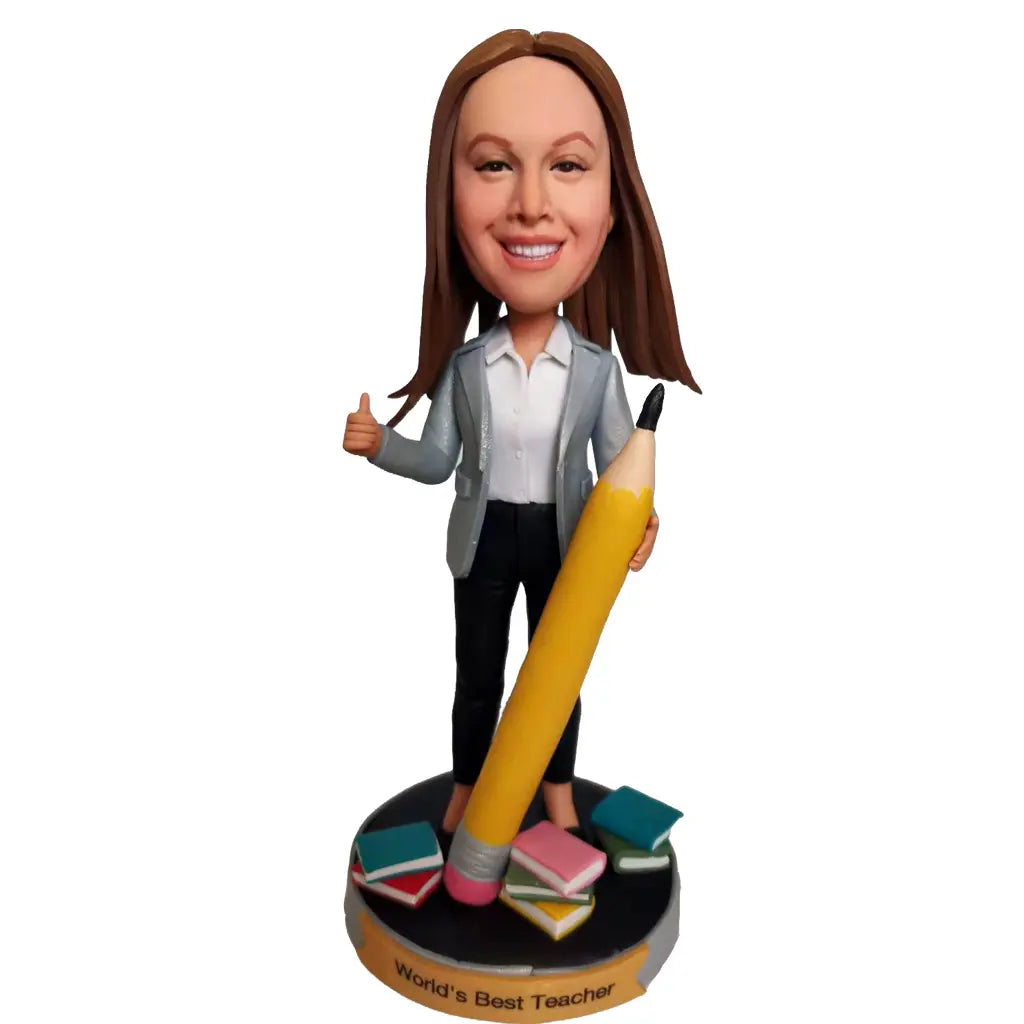 Custom Bobblehead Thank You Teacher Gift – Personalized Teacher Appreciation