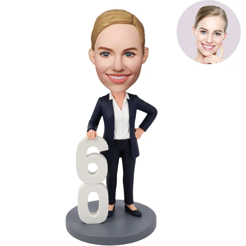 Custom bobblehead 60th birth