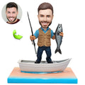 Custom sports bobblehead of sports 102 in action pose, ideal for athletes and sports fans’ gifts