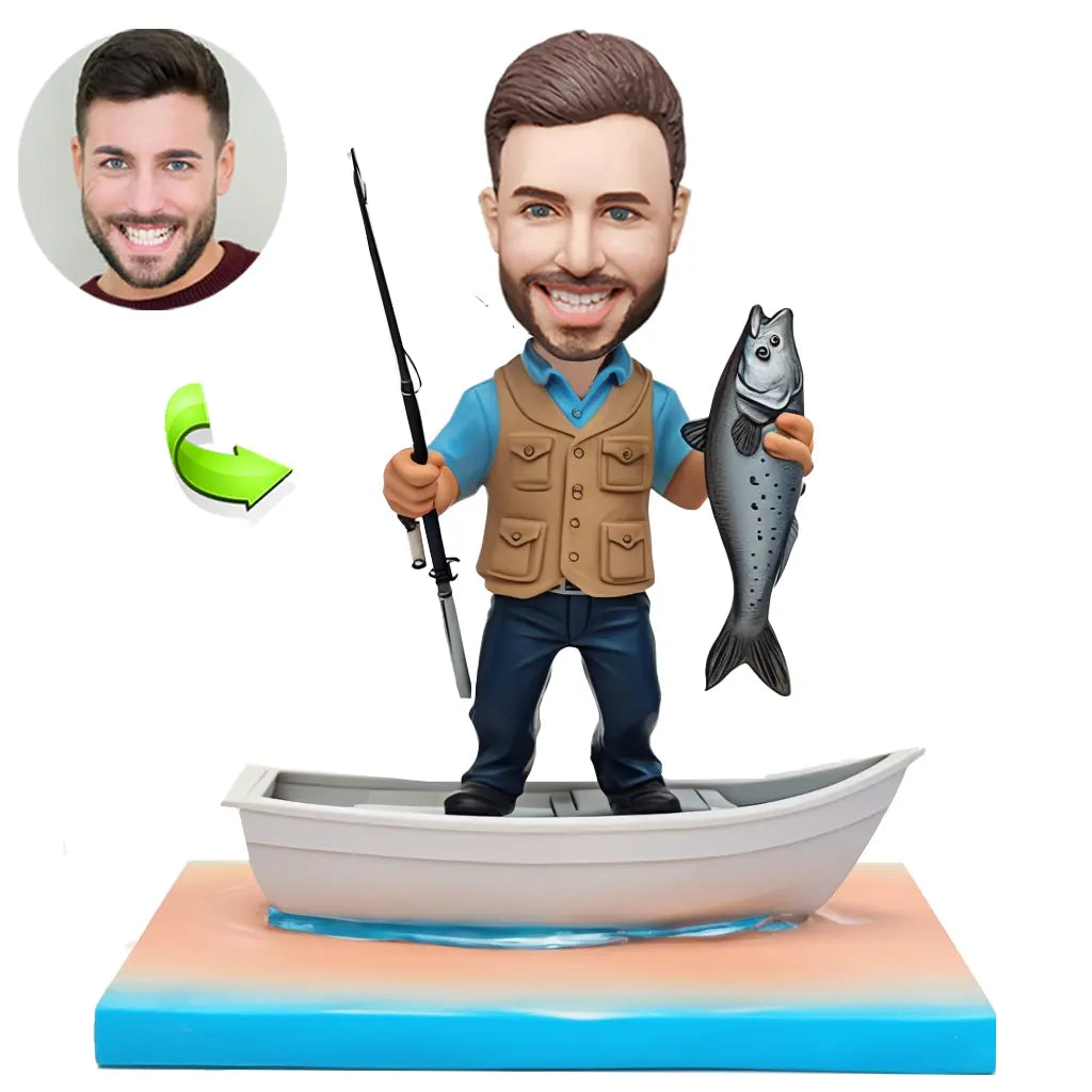 Custom sports bobblehead of sports 102 in action pose, ideal for athletes and sports fans’ gifts