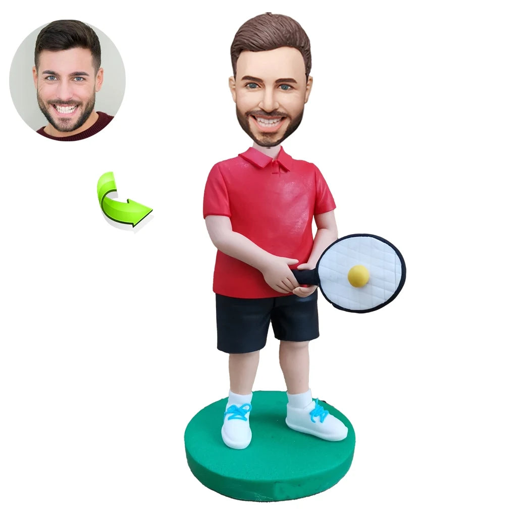 Custom sports bobblehead of sports 47 in action pose, ideal for athletes and sports fans’ gifts