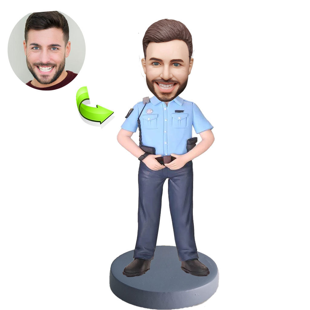 Police officer custom bobblehead of police 10 a meaningful gift honoring service and duty