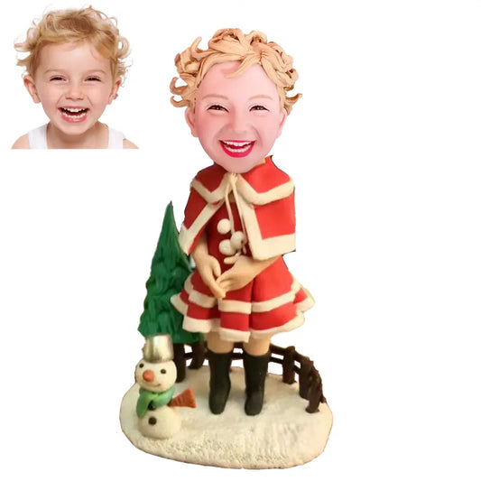 Bobble Head Customized Adorable Christmas Child Holiday Gift