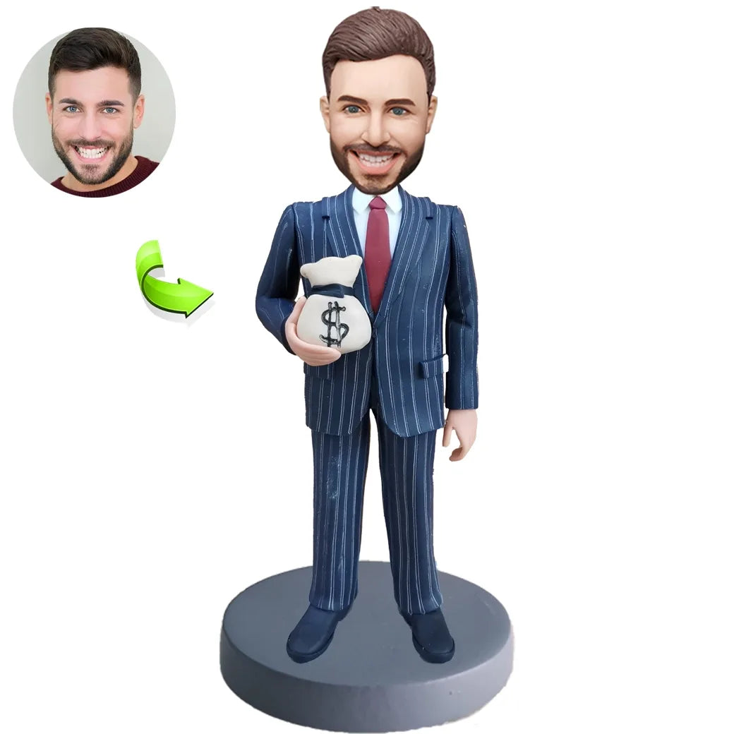 Funny custom bobblehead of funny 17, a playful and humorous personalized figurine