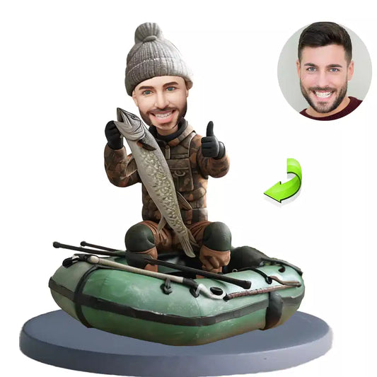 Custom bobblehead of leisure 12 representing their Leisure Activity, a unique personalized gift