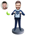 Funny custom bobblehead of funny 19, a playful and humorous personalized figurine