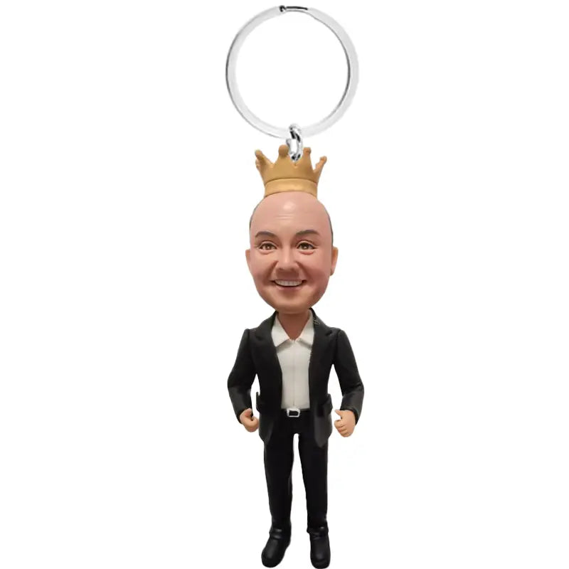 Custom bobblehead keychain of k13, a portable and fun personalized accessory
