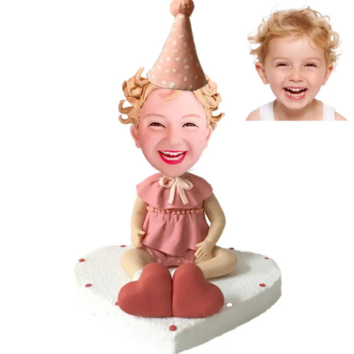 Kids custom bobblehead of kid 14, a fun and adorable personalized figurine for children