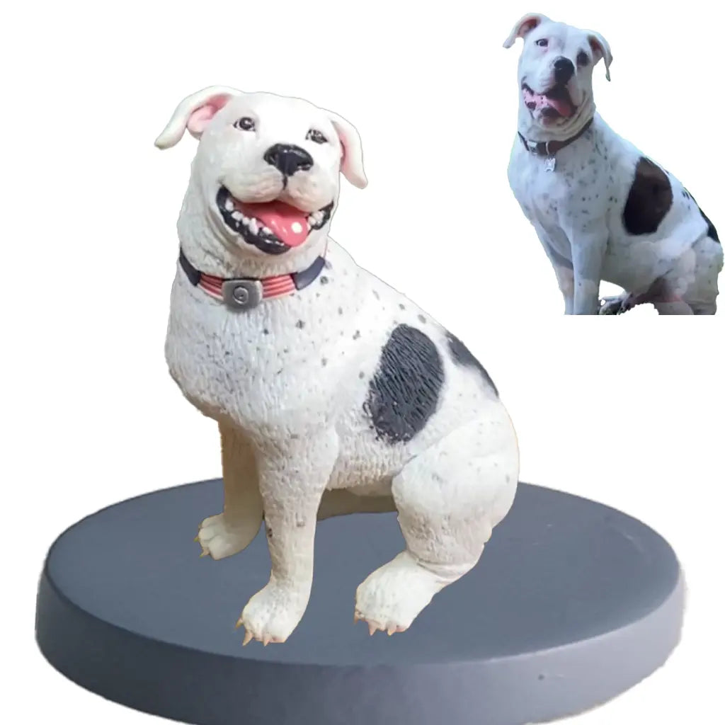 Custom pet dog bobblehead personalized gift for pet lover handmade figurine