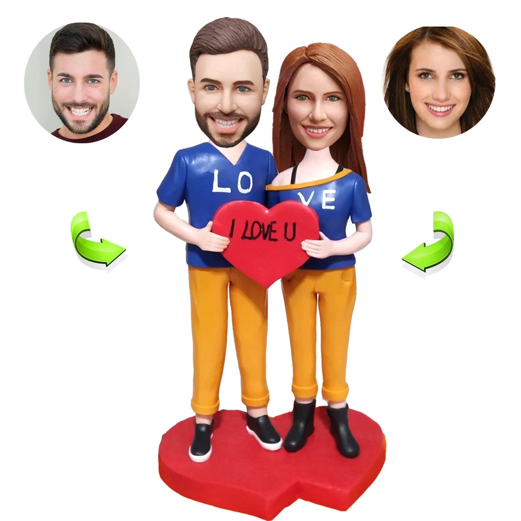 Couples custom bobblehead of couples 53, a charming keepsake for romantic occasions