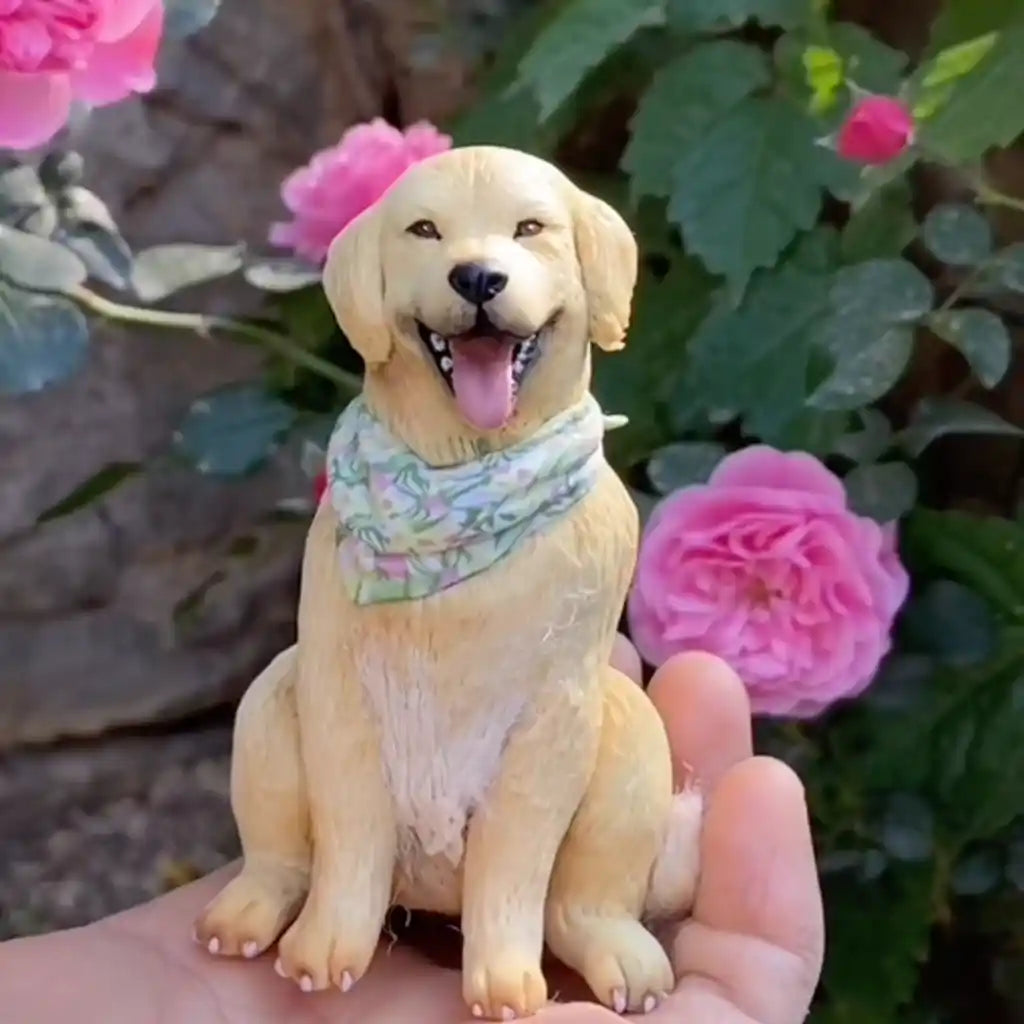 Custom pet dog bobblehead personalized gift for pet lover handmade figurine