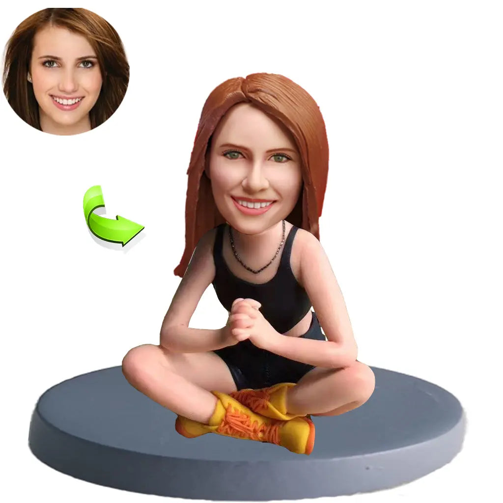 Custom bobblehead of leisure 11 representing their Leisure Activity, a unique personalized gift