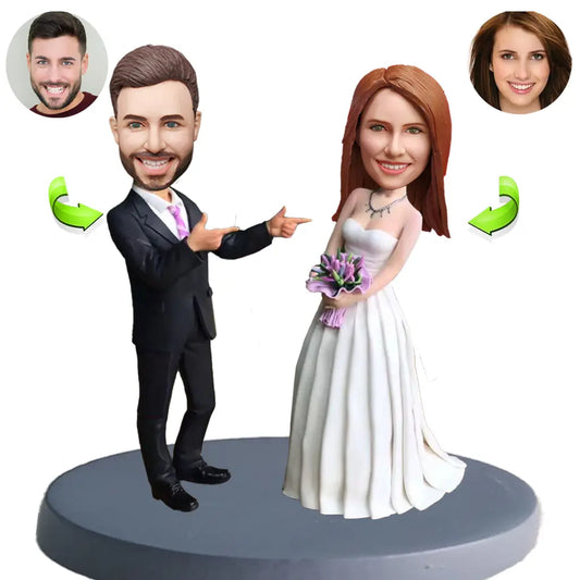 Custom bobblehead keychain of bottle opener 2, a portable and fun personalized accessory