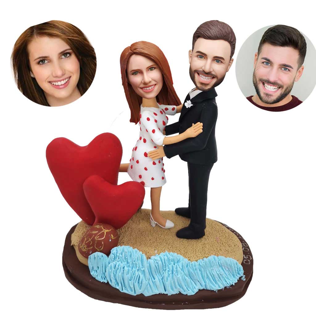 Custom couple bobblehead handmade romantic figurine personalized anniversary gift