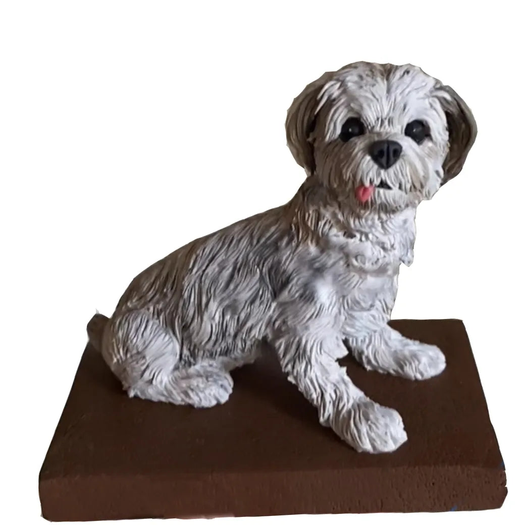 Custom pet bobblehead of pet 6, a personalized and charming gift capturing your beloved pet
