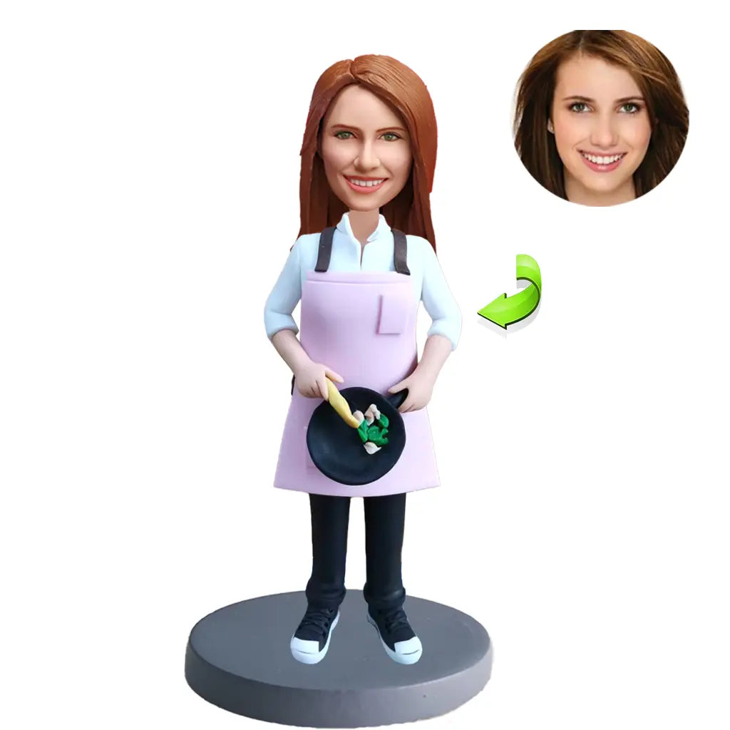 Custom bobblehead of Career 8 representing their Career, a unique personalized gift