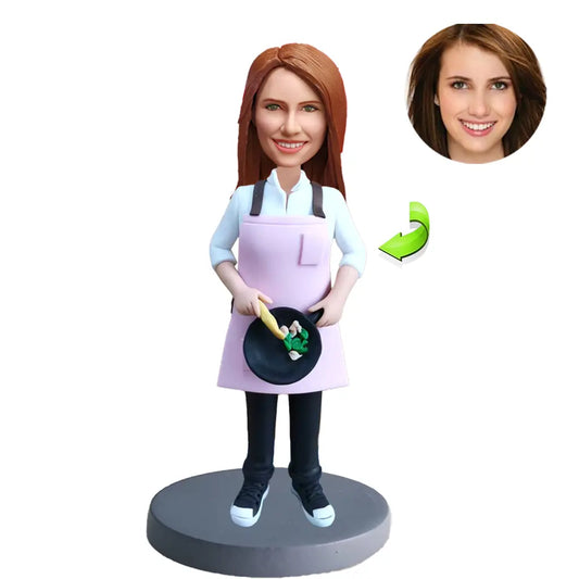 Custom bobblehead of Career 8 representing their Career, a unique personalized gift