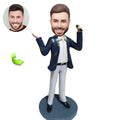 Custom bobblehead of leisure 30 representing their Leisure Activity, a unique personalized gift
