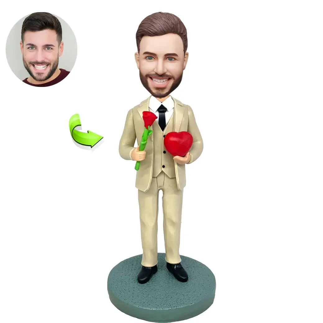 Funny custom bobblehead of funny 10, a playful and humorous personalized figurine