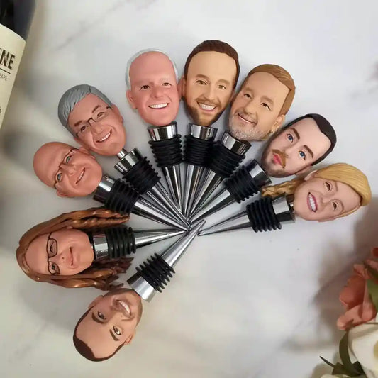 Custom bobblehead keychain of bottle opener 21, a portable and fun personalized accessory