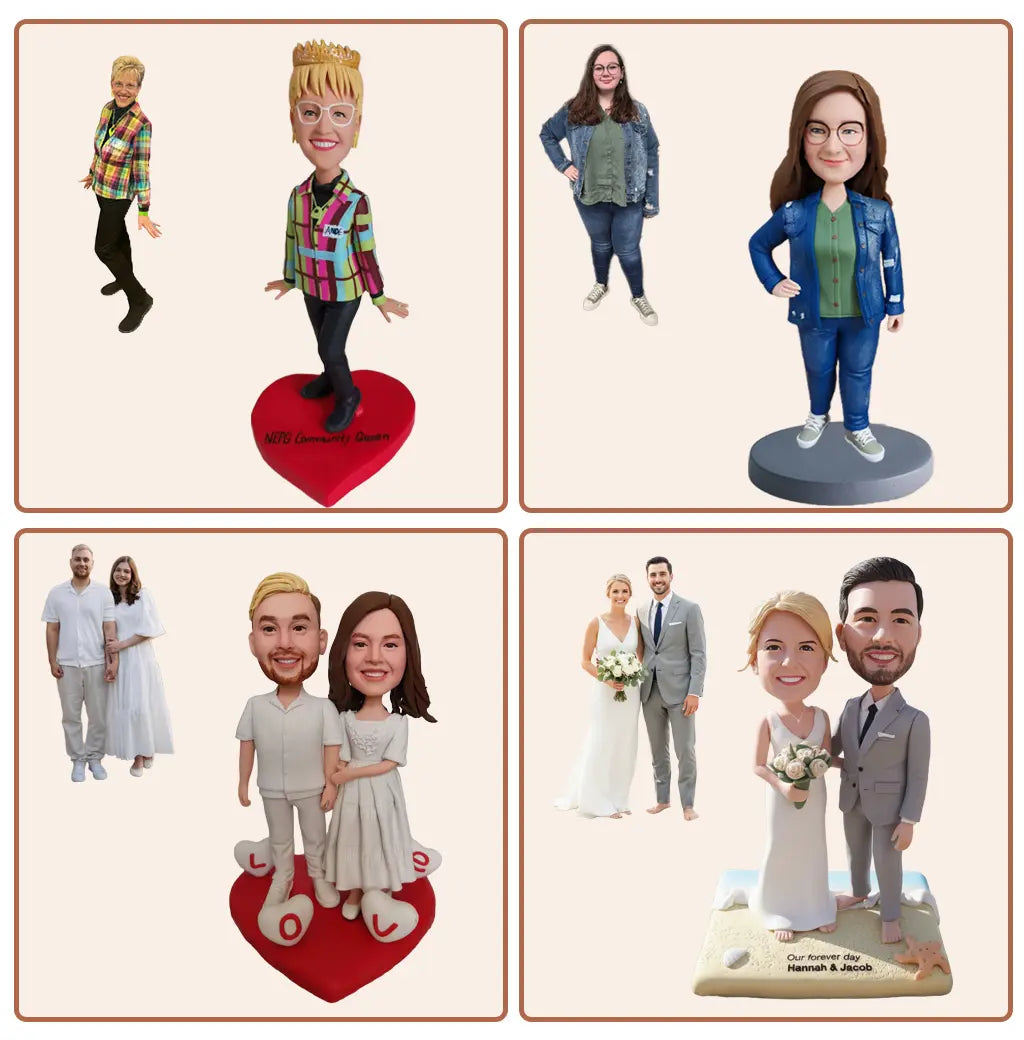Custom Father’s Day Bobblehead – Super Dad Personalized Gift from Photo