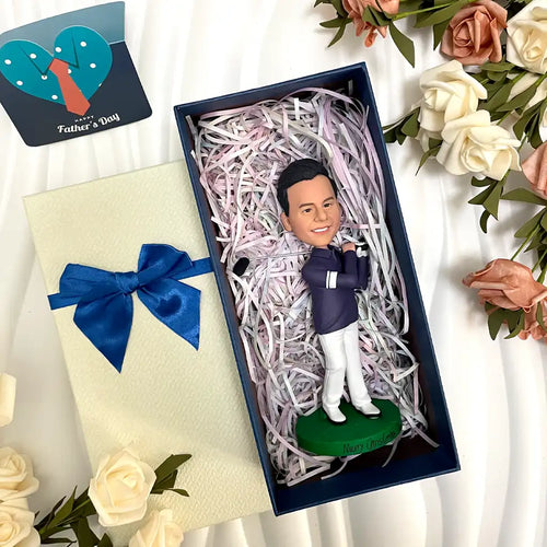 Custom Bobblehead in Gift Box - Perfect Personalized Gift Packaging