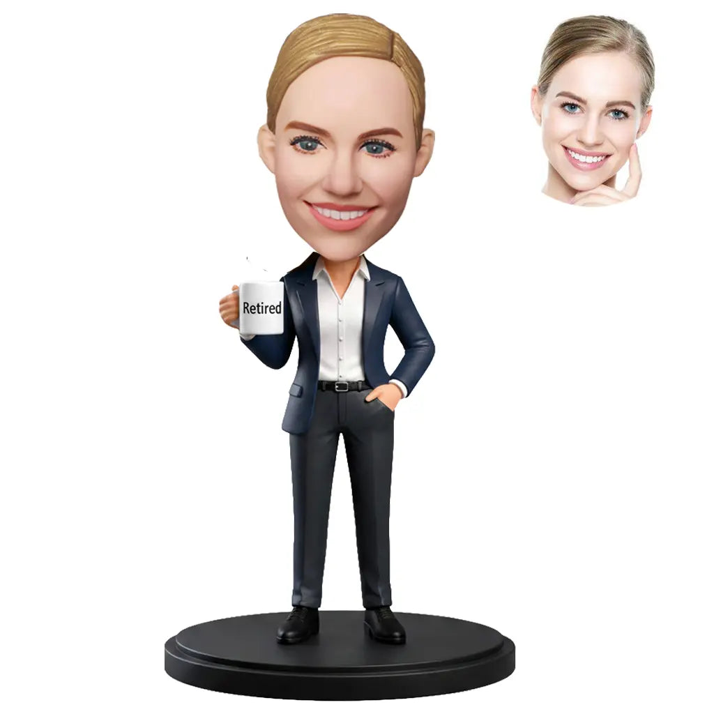 Custom Retirement Bobblehead for Women Black Suit with Coffee - Personalized Retirement Gift for Her
1	female_retirement_black_suit_sign	Custom Retirement Bobblehead for Women Black Suit Holding Retirement Sign - Personalized Retirement Gift for Her
