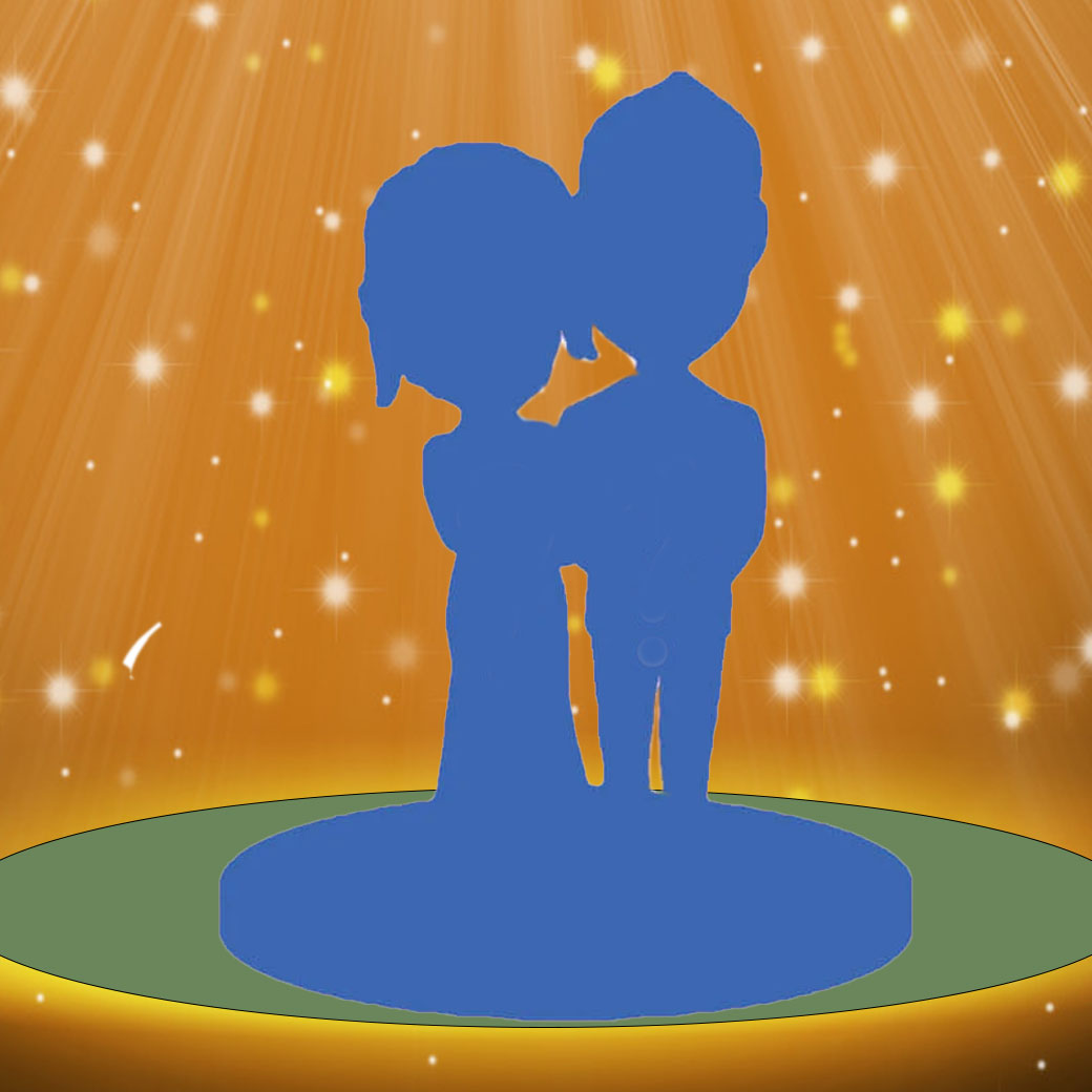 Wedding custom bobblehead of wedding 18, an adorable figurine perfect for bridal gifts or cake toppers